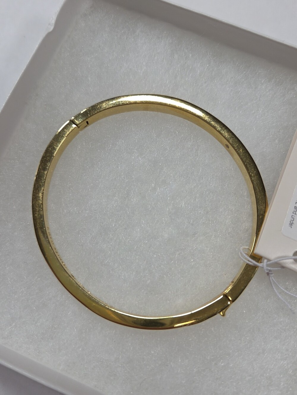 Kate Spade Festive Pink Spot The Spade Enamel Hinged Bangle - Picture 4 of 10